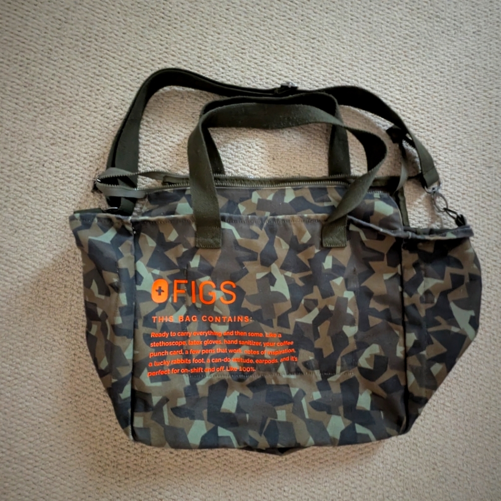 Figs Camouflage Tote Bag